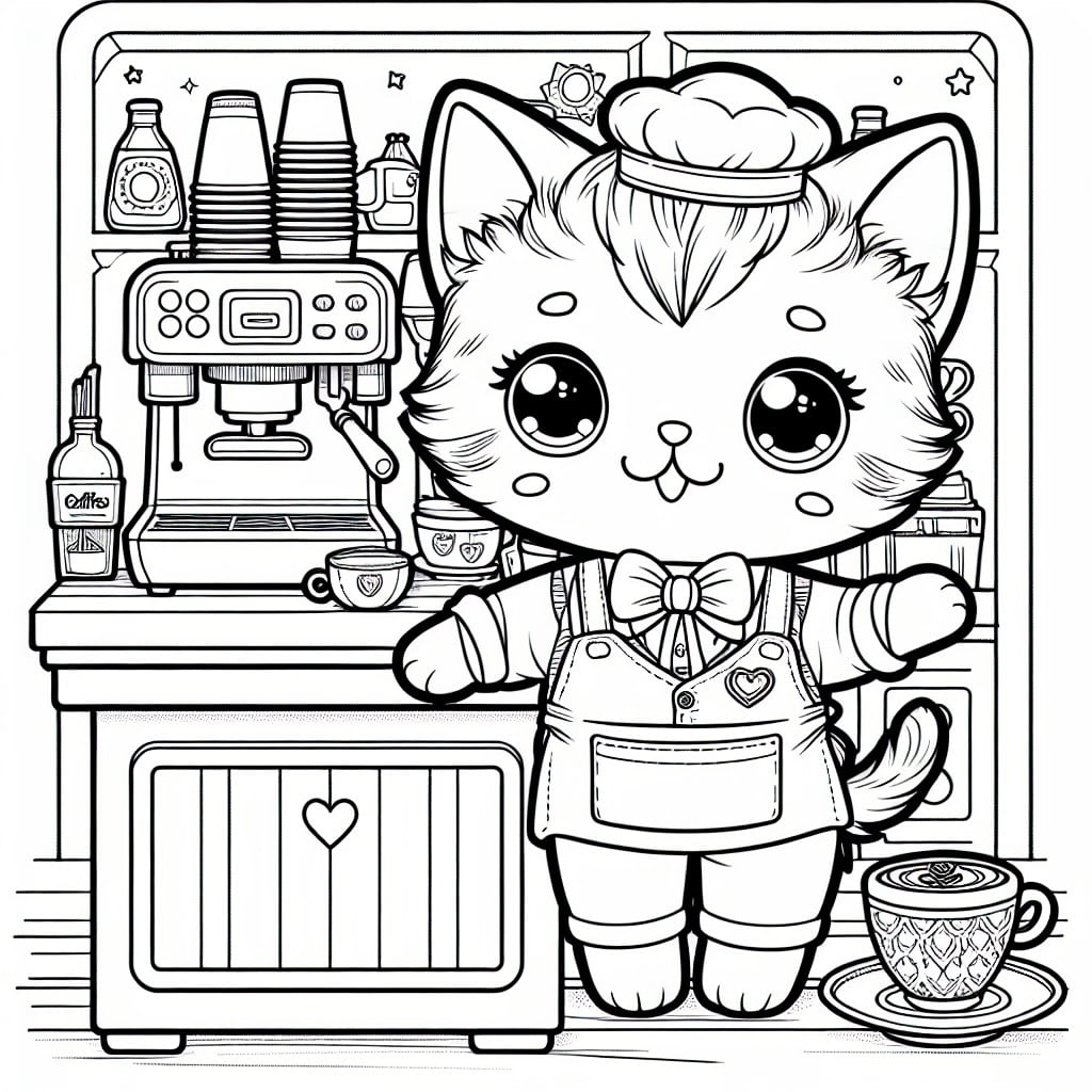 10 Cute Starbucks Kawaii Coloring Pages Ideas for Creative Fun – Color ...