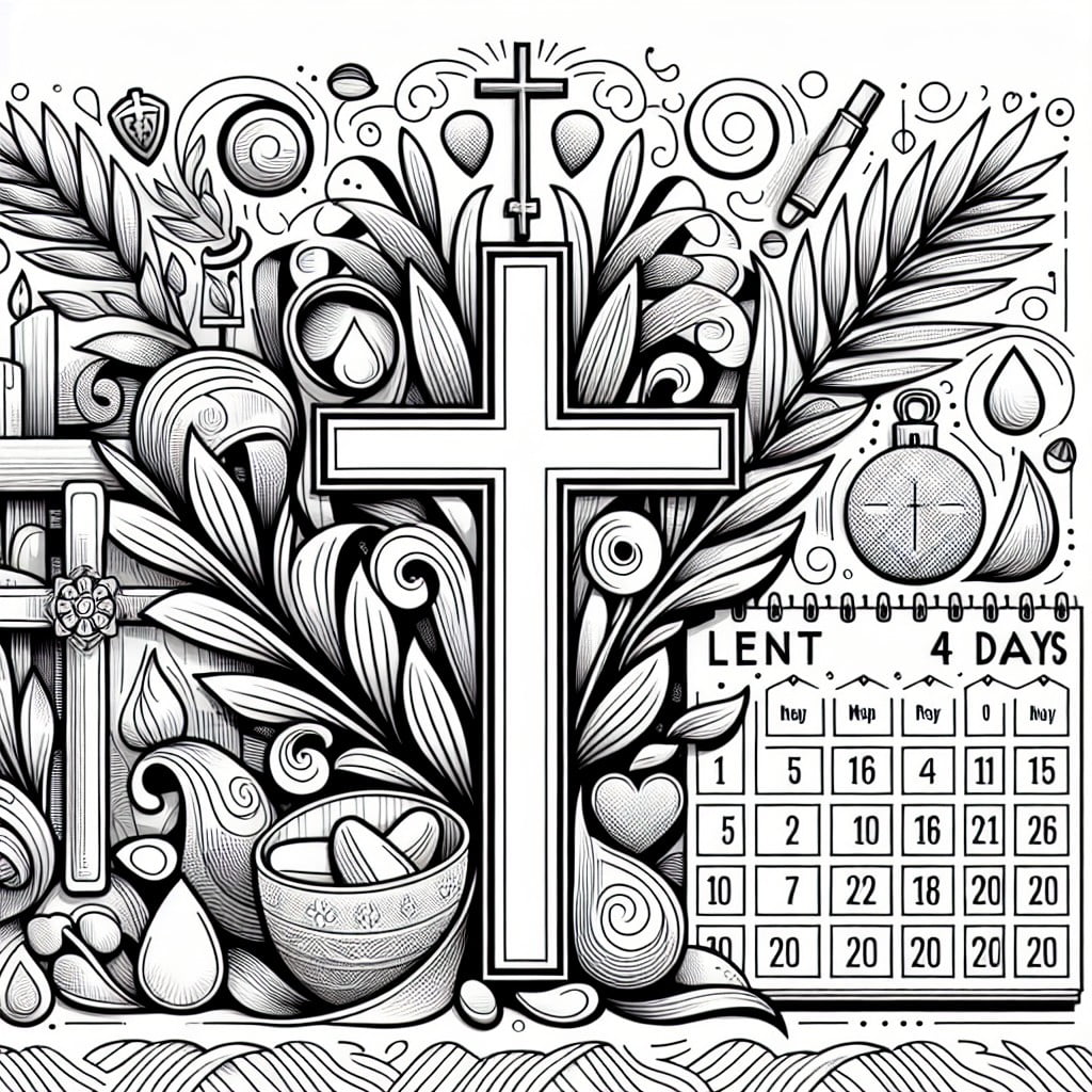 10 Free Printable Lent Coloring Pages for Creative Fun – Color Me Pages