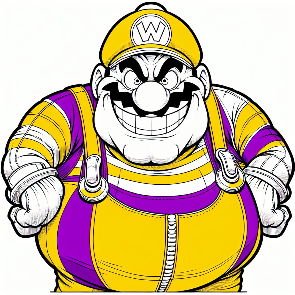 10 Wario Coloring Pages Ideas for Creative Fun – Color Me Pages