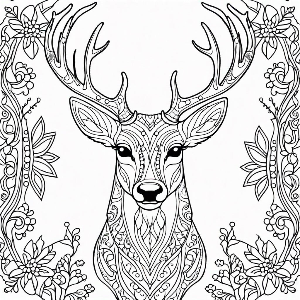 10 Creative Ideas for Deer Coloring Pages – Color Me Pages