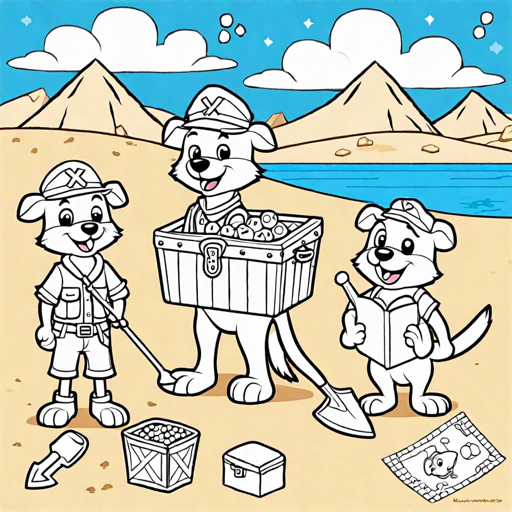 bluey and bingos treasure hunt