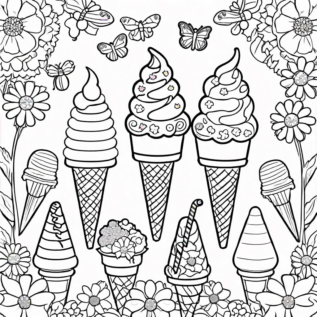 10 Creative Ice Cream Coloring Pages Ideas for Kids and Artists – Color ...