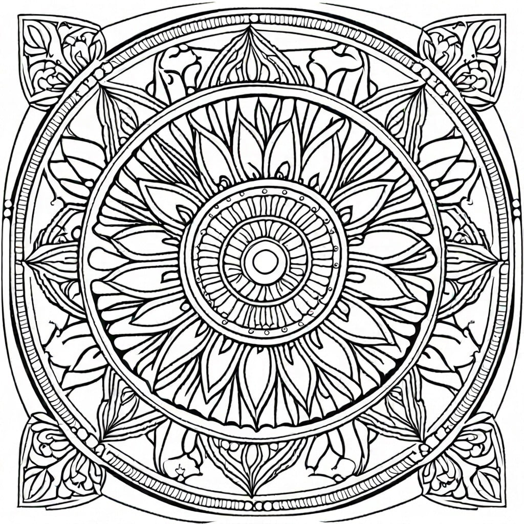 mandala intricacy complex geometric patterns