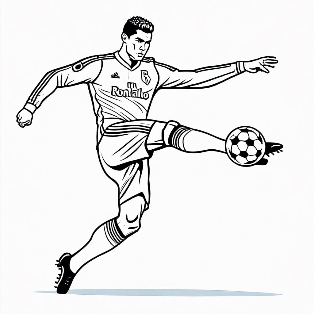 ronaldo executing a bicycle kick