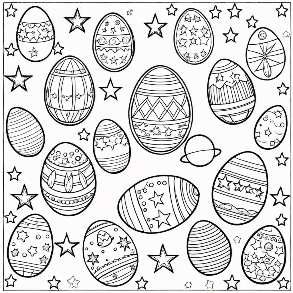 10 Creative Easter Egg Coloring Pages Ideas for Family Fun – Color Me Pages