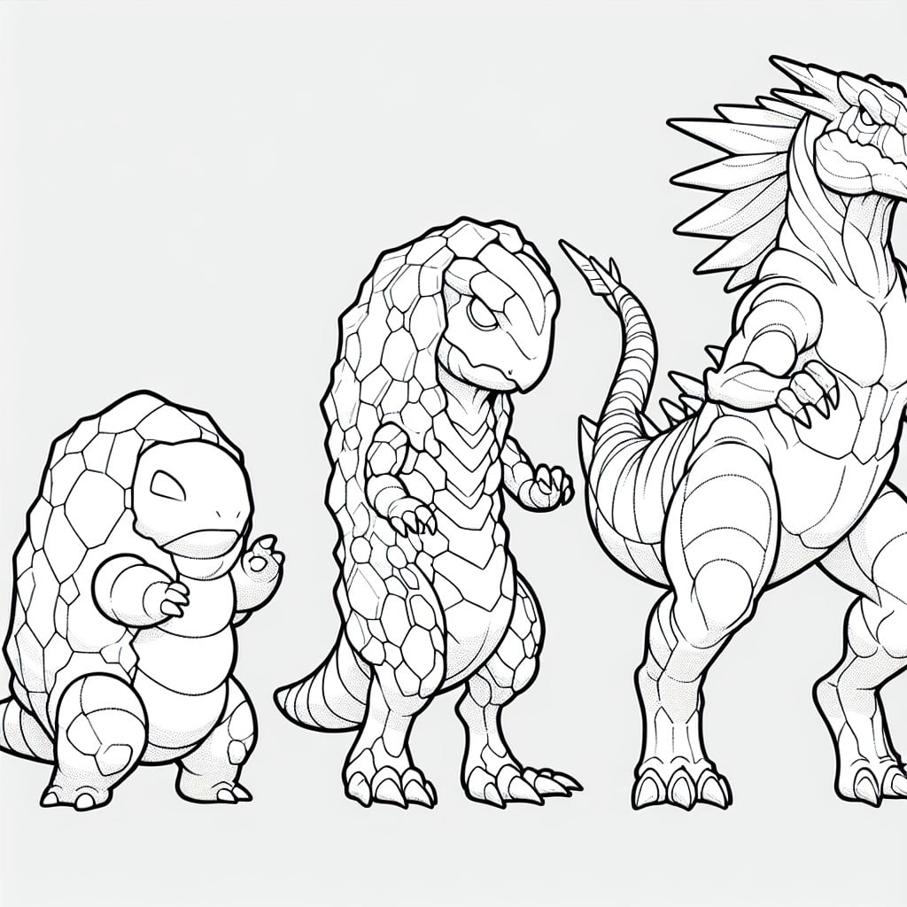 10 Tyranitar Pokémon Coloring Pages for Unleashing Your Inner Artist