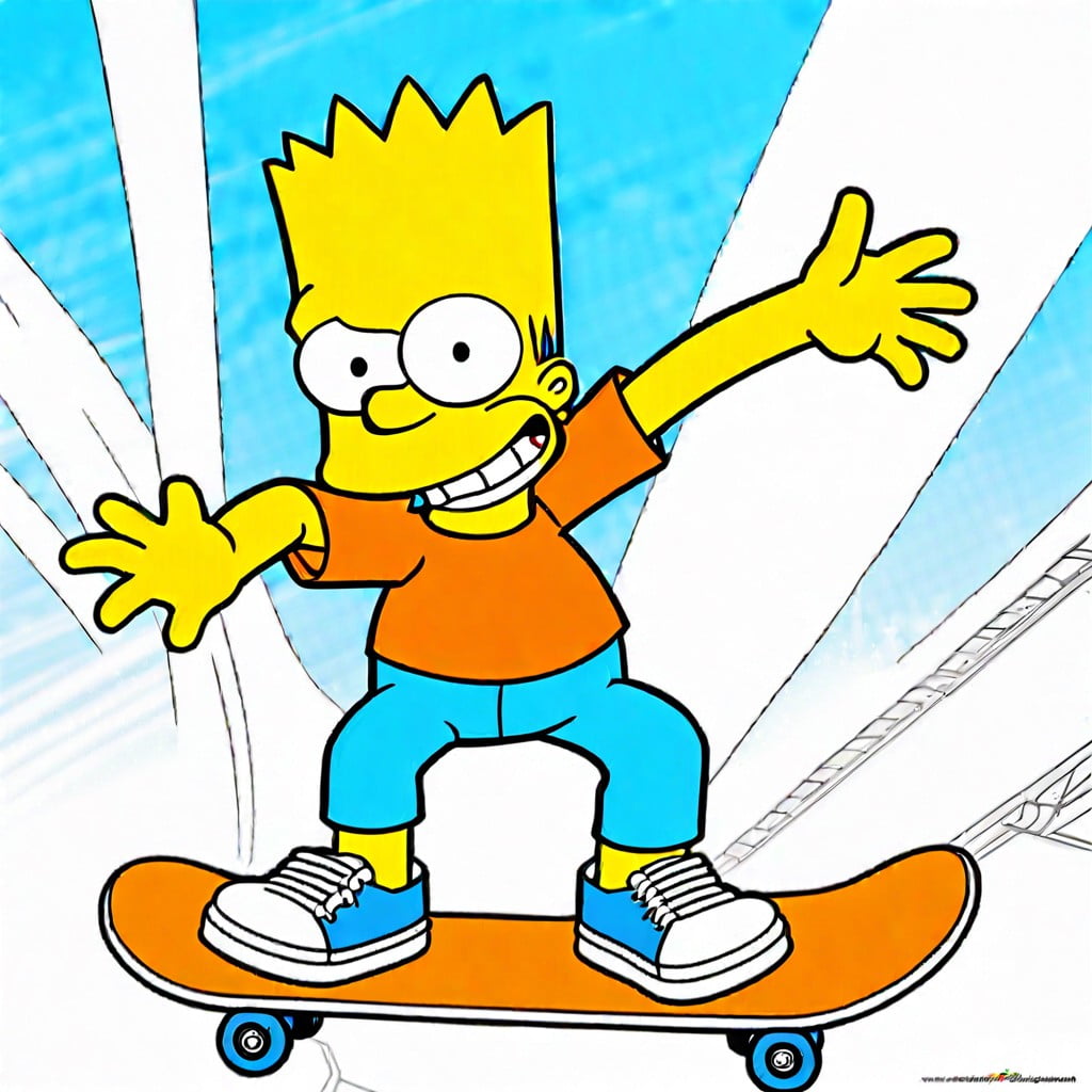 bart skateboarding