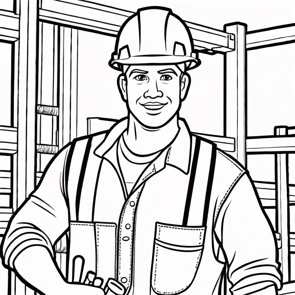 10 Creative Construction Coloring Pages Ideas – Color Me Pages