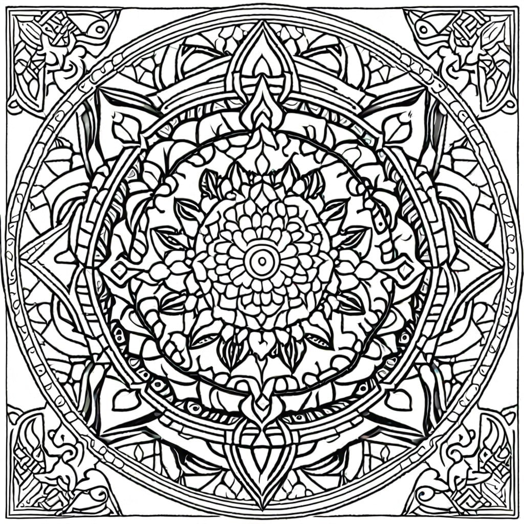 intricate mandalas