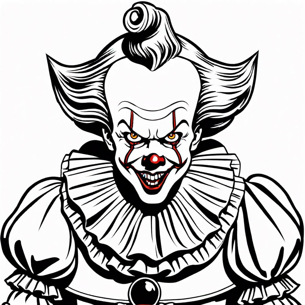 10 Spooky Pennywise Coloring Pages for Thrill-Seekers – Color Me Pages