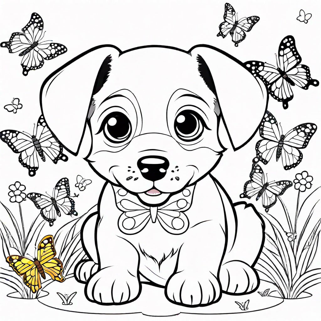 10 Puppy Coloring Pages Ideas – Color Me Pages