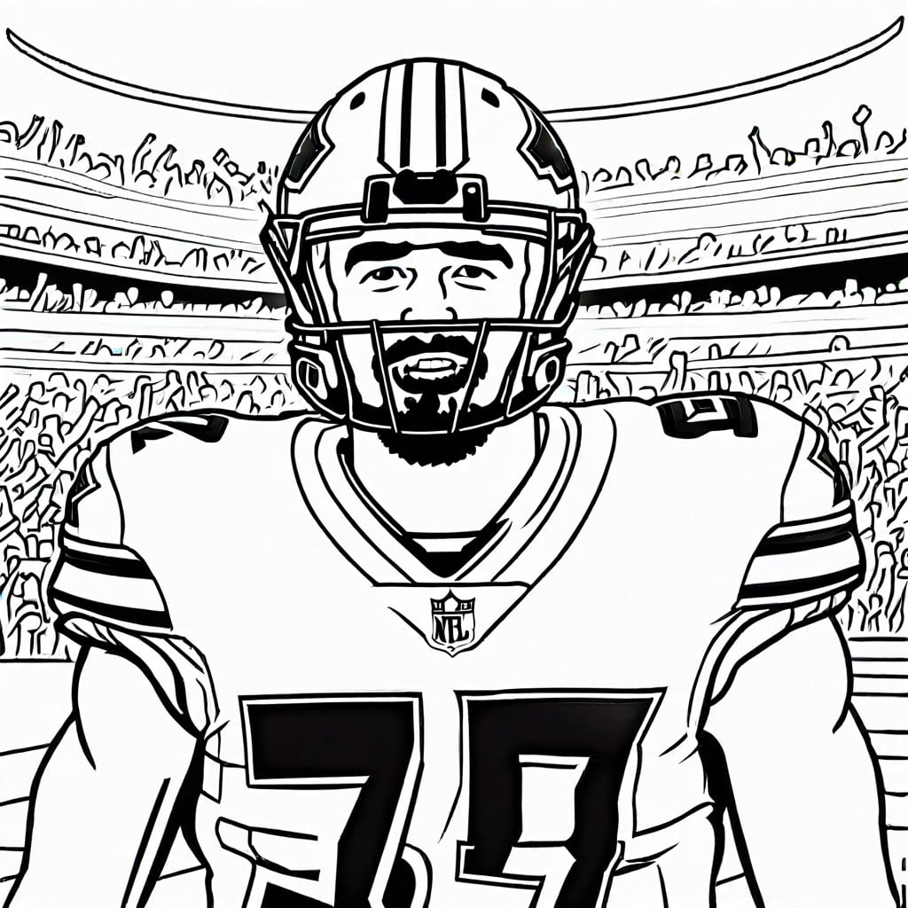 10 Travis Kelce Coloring Pages Ideas for Fun and Creativity – Color Me