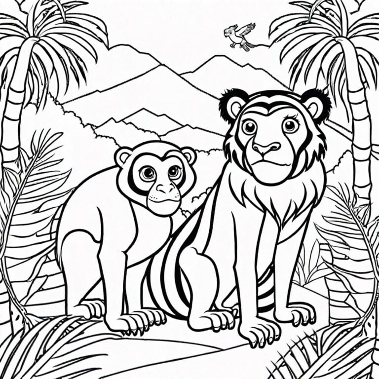 10 Fun Animal Coloring Pages from IHeartCraftyThings.com to Unleash Your Creativity